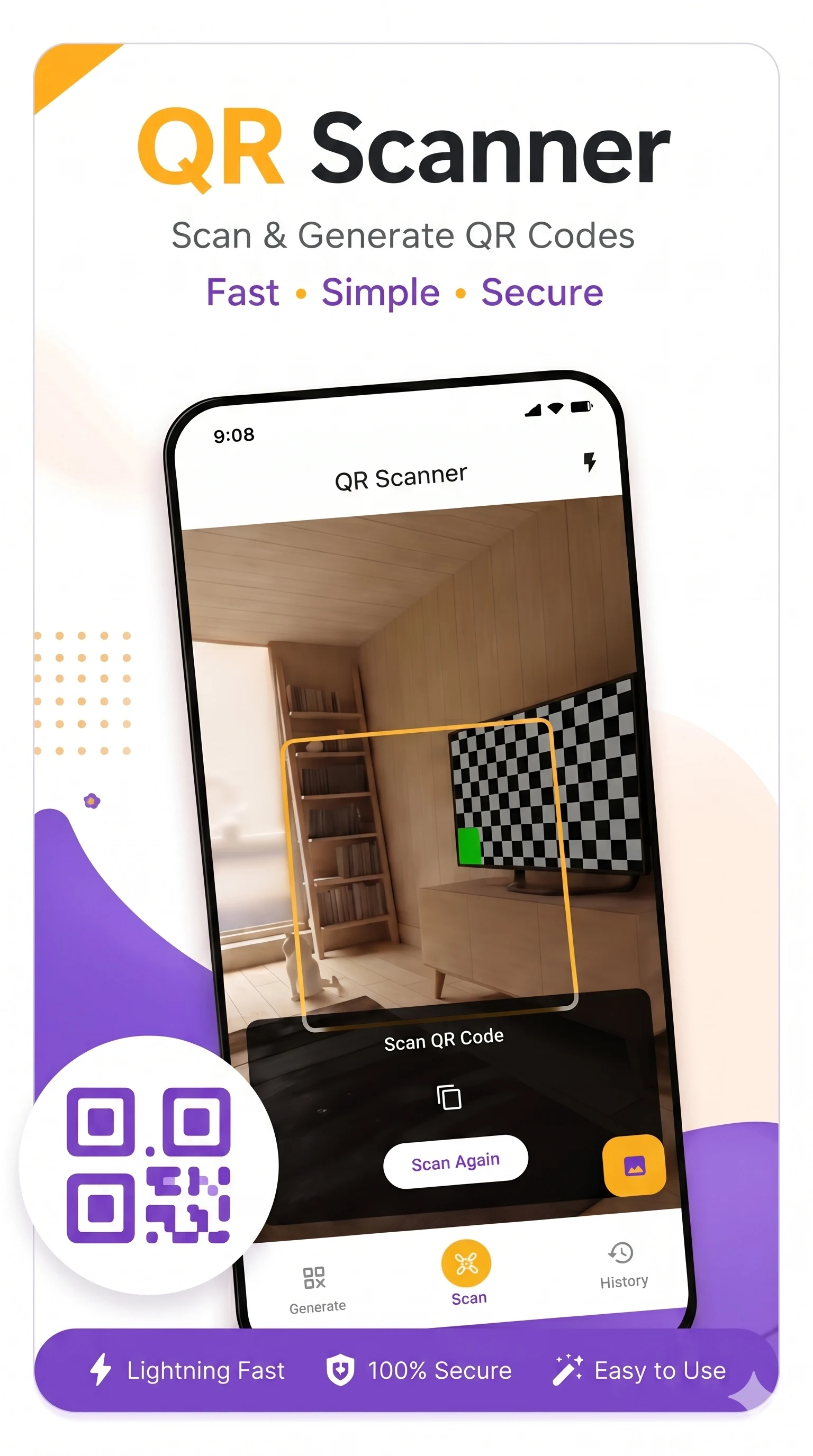 Scan Me — QR & Barcode Scanner screenshot